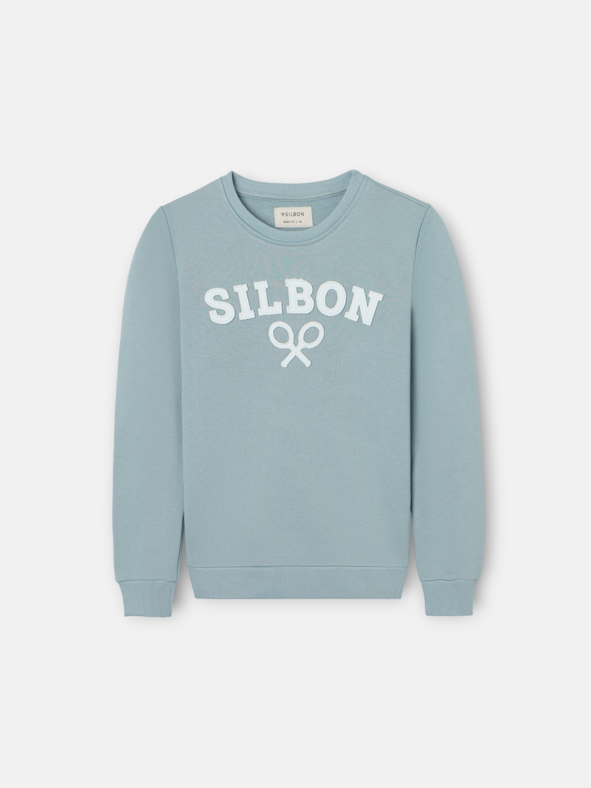 Sudadera kids Silbon raqueta media verde