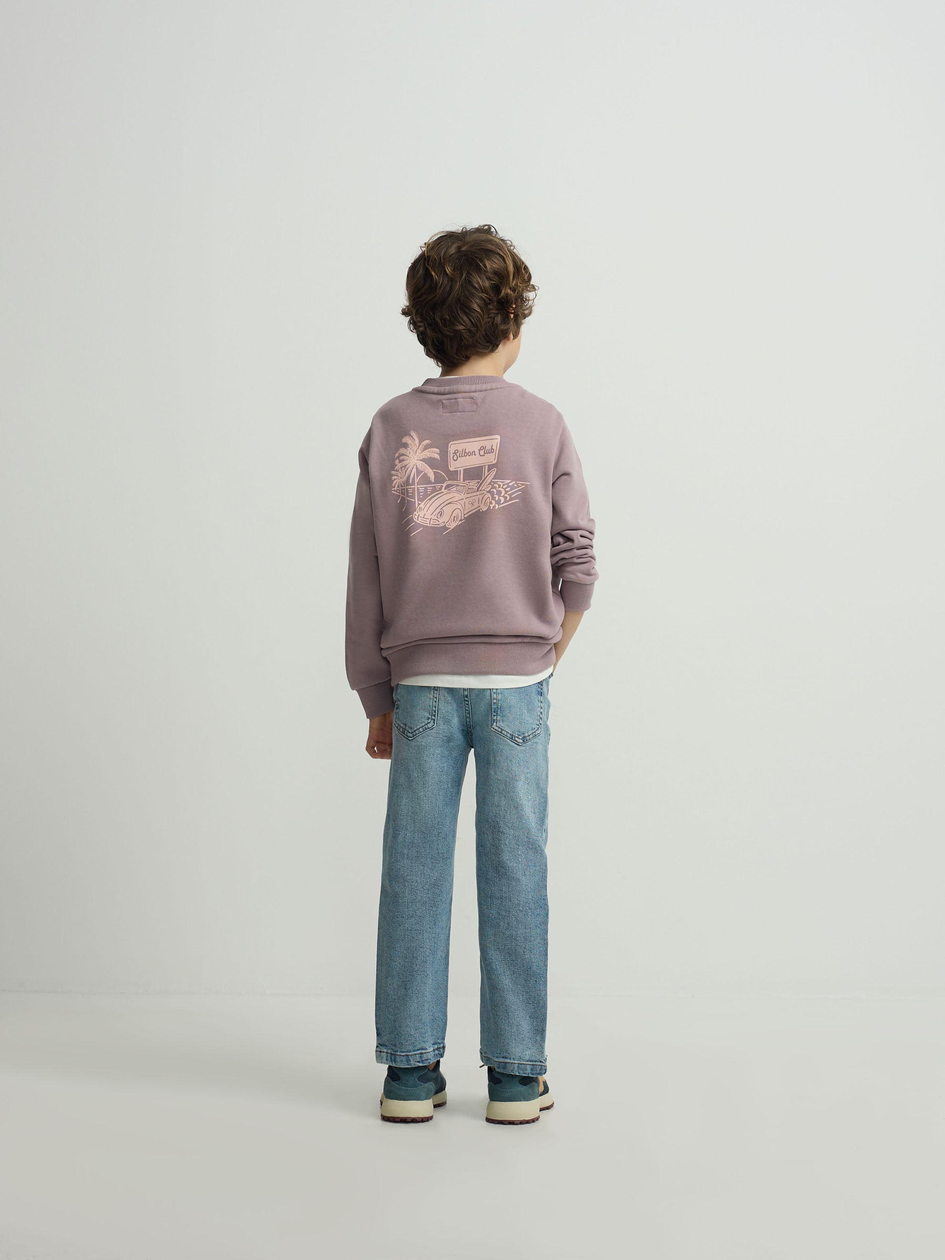 Silbon Club Kids Burgundy Sweatshirt