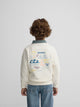 Sudadera kids summer beachy crema