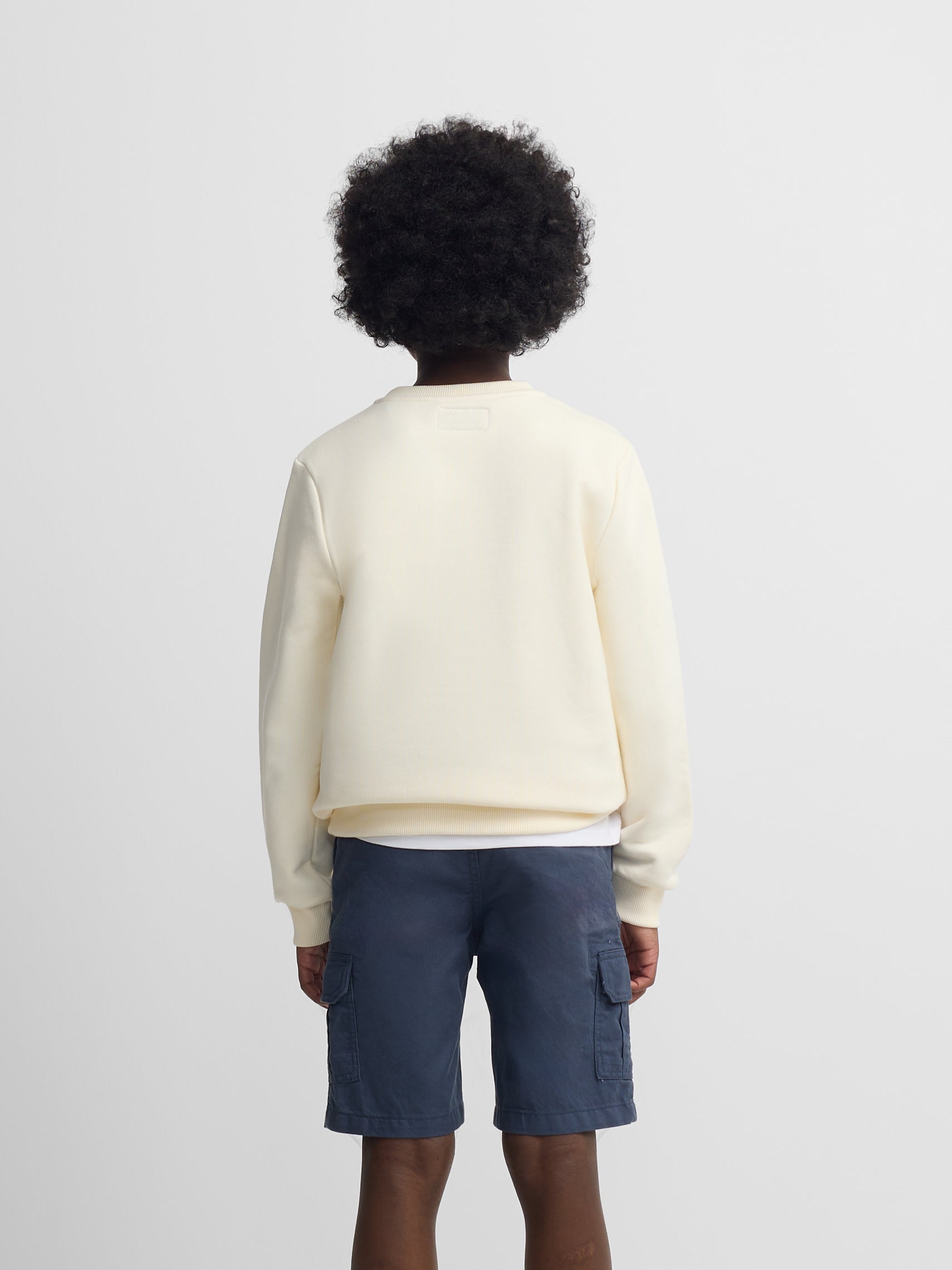 Sweatshirt kids Silbon raquete média multicolor creme