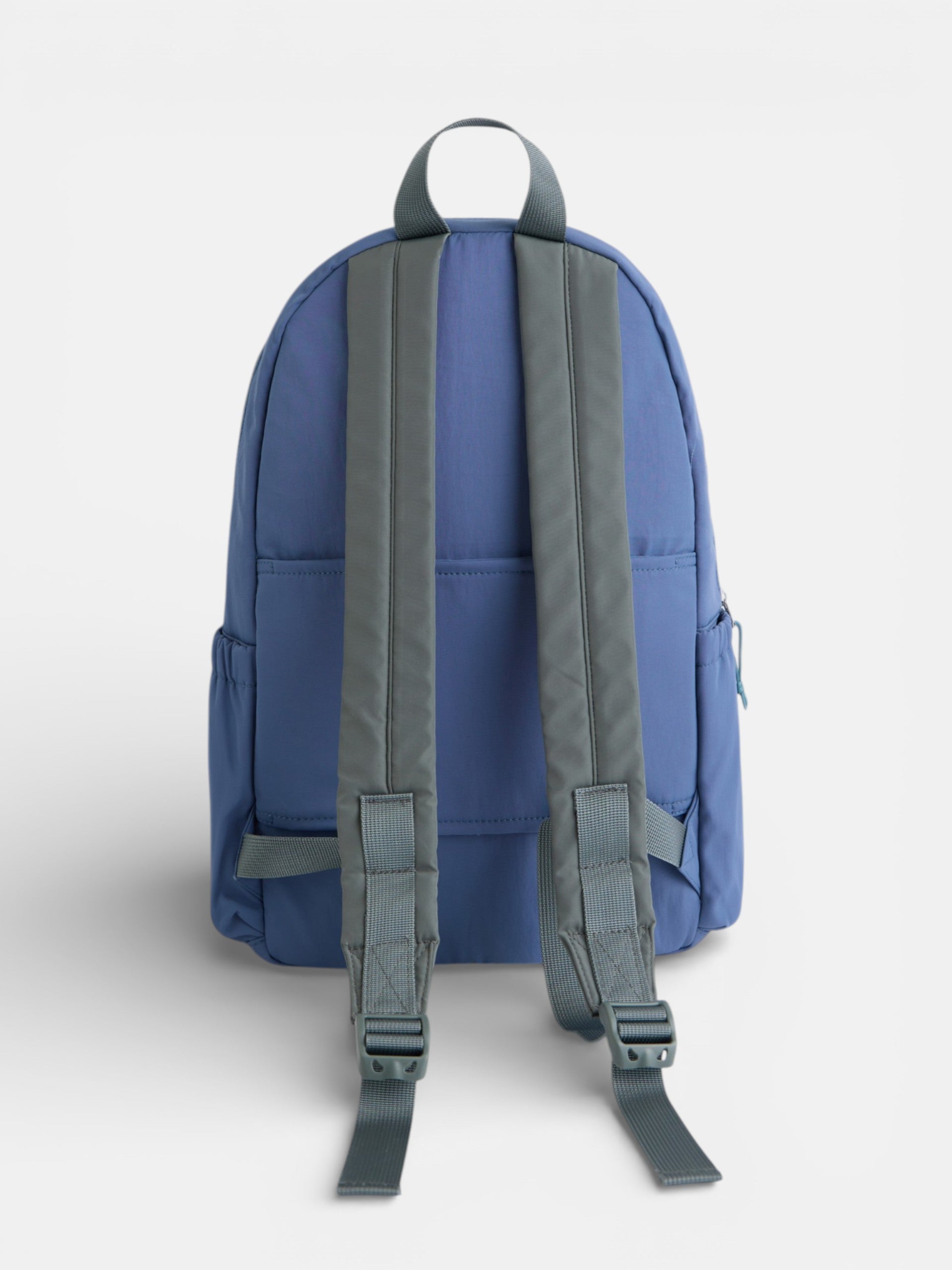 Mochila infantil com fecho de correr azul