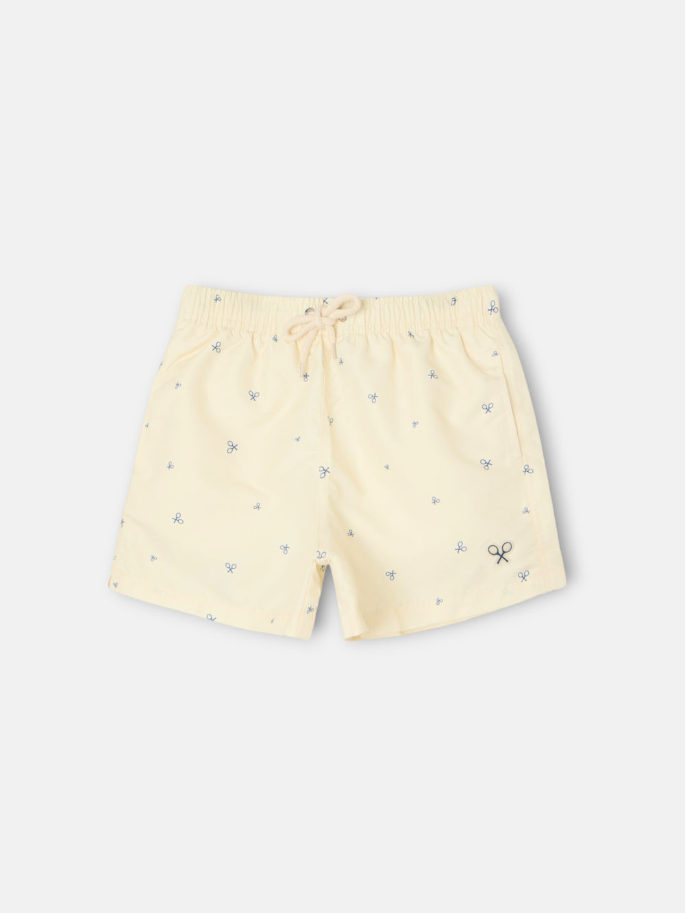 Kids yellow multiracket swimsuit