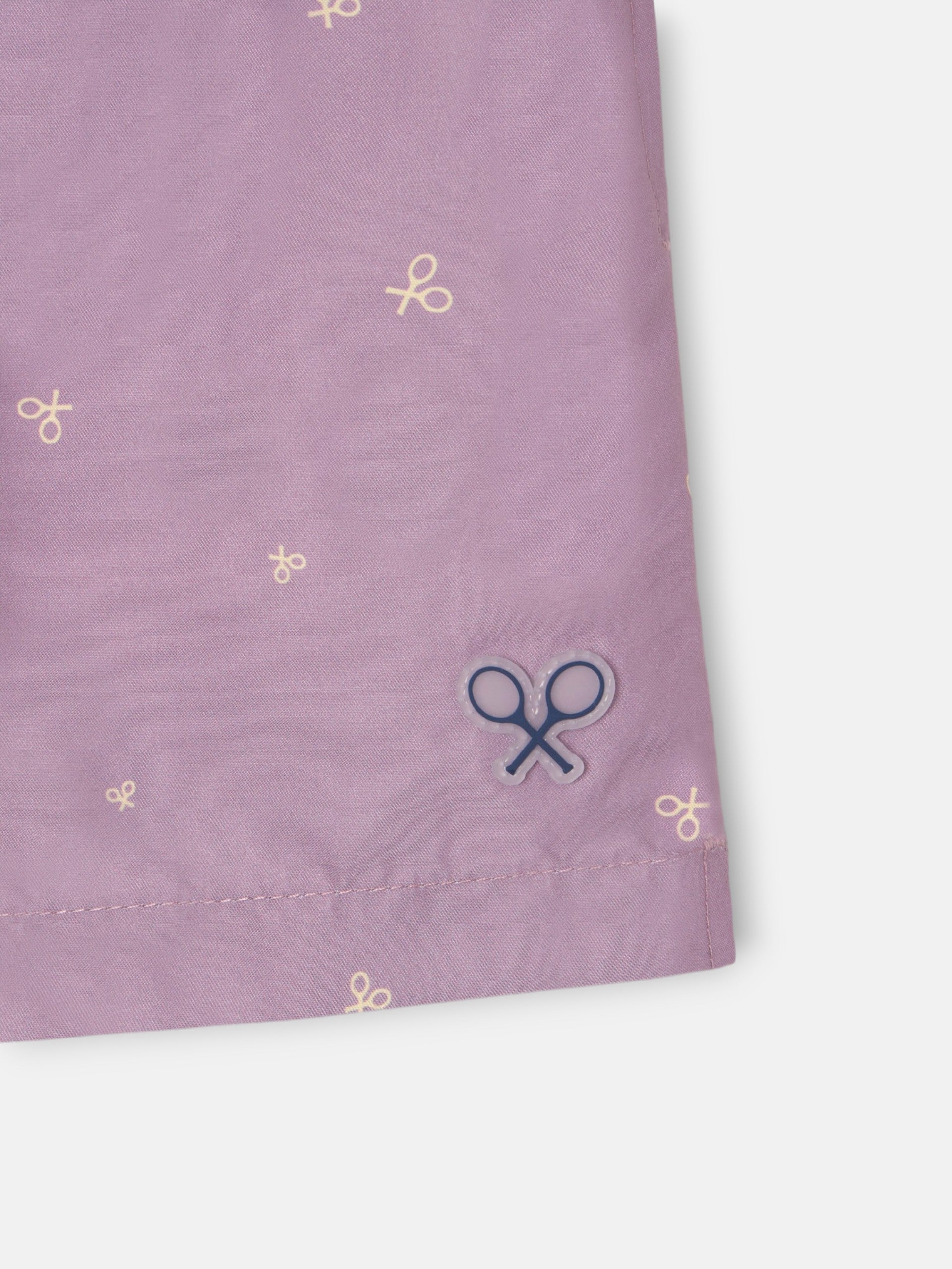 Maillot de bain enfant multiraquette bordeaux