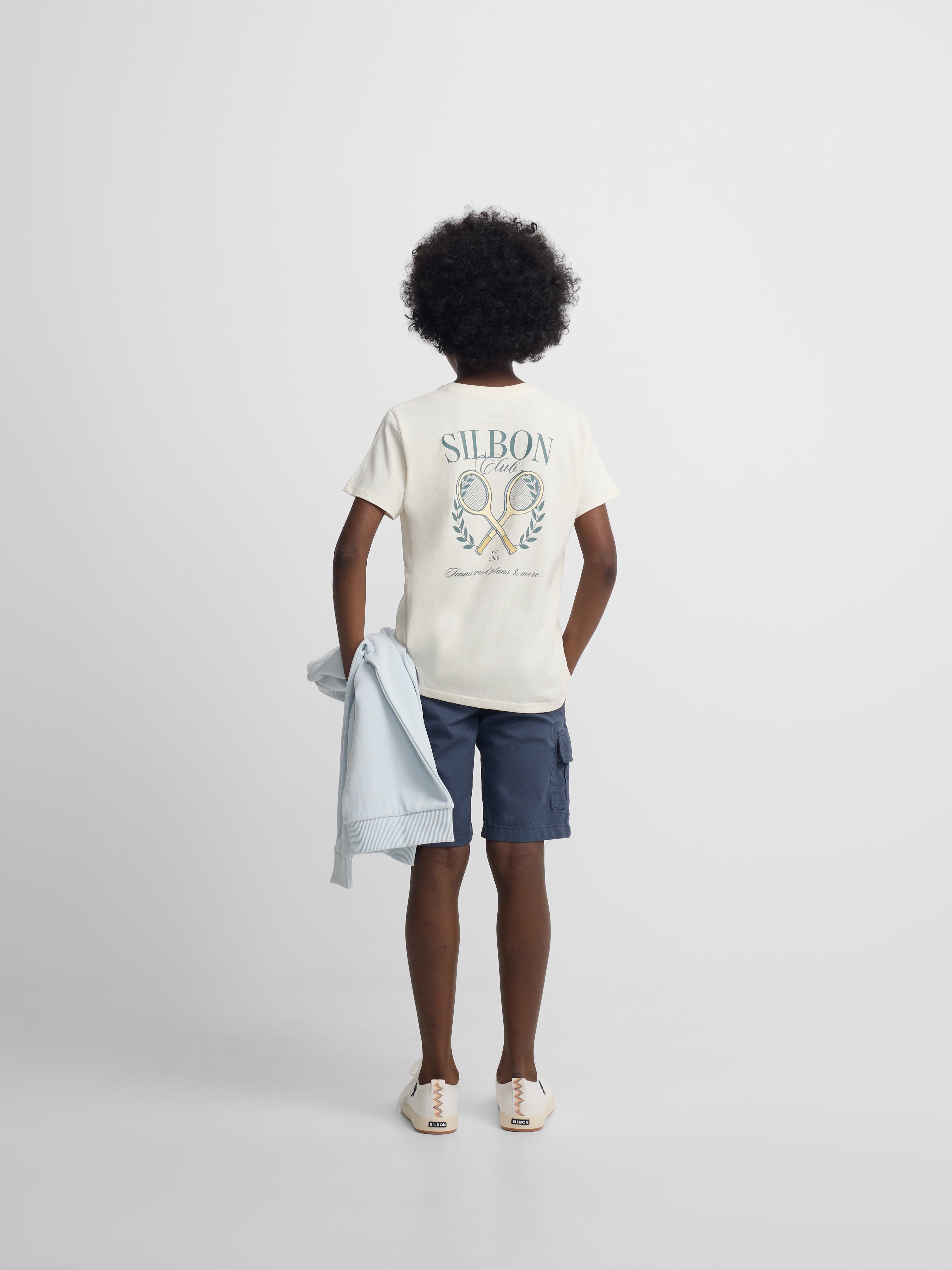 Camisola kids Silbon club creme