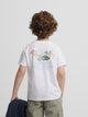 Camiseta kids dino blanco
