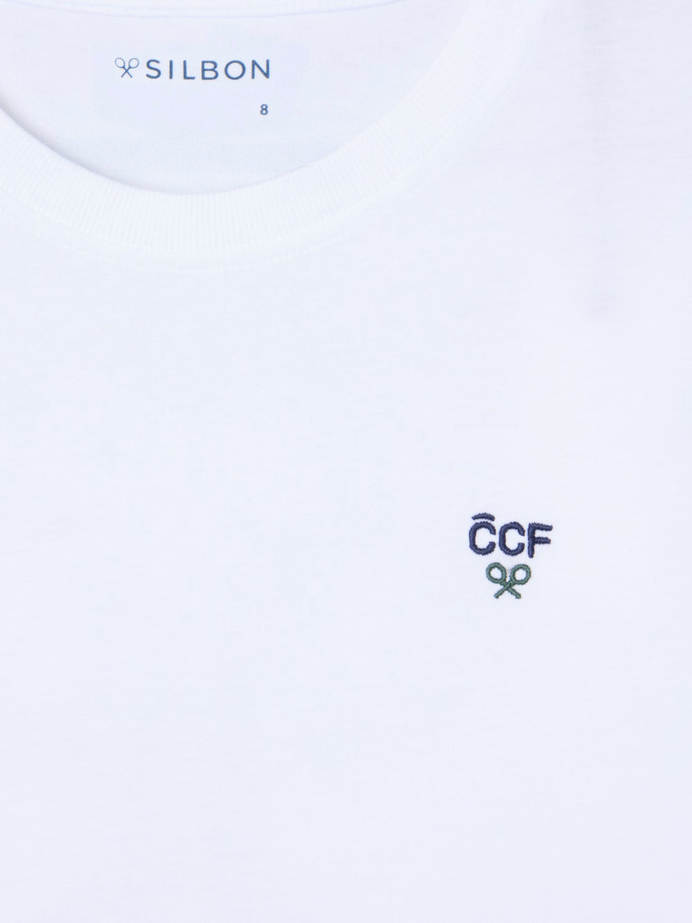 Camiseta kids silbon CCF blanca