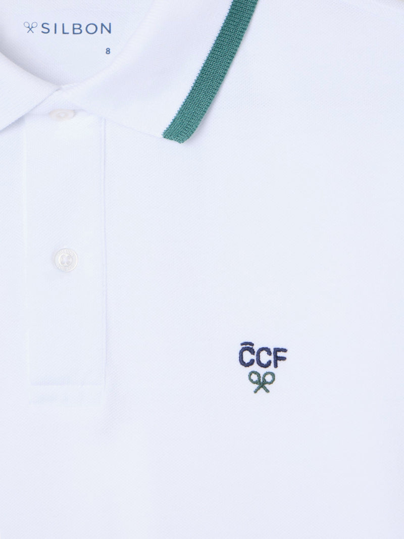 Polo criança Silbon CCF branco
