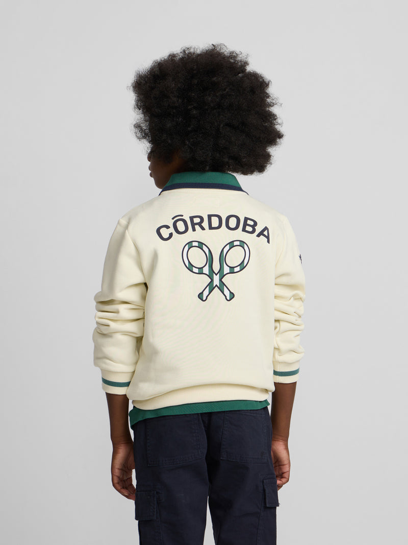 Sweatshirt kids silbon CCF creme