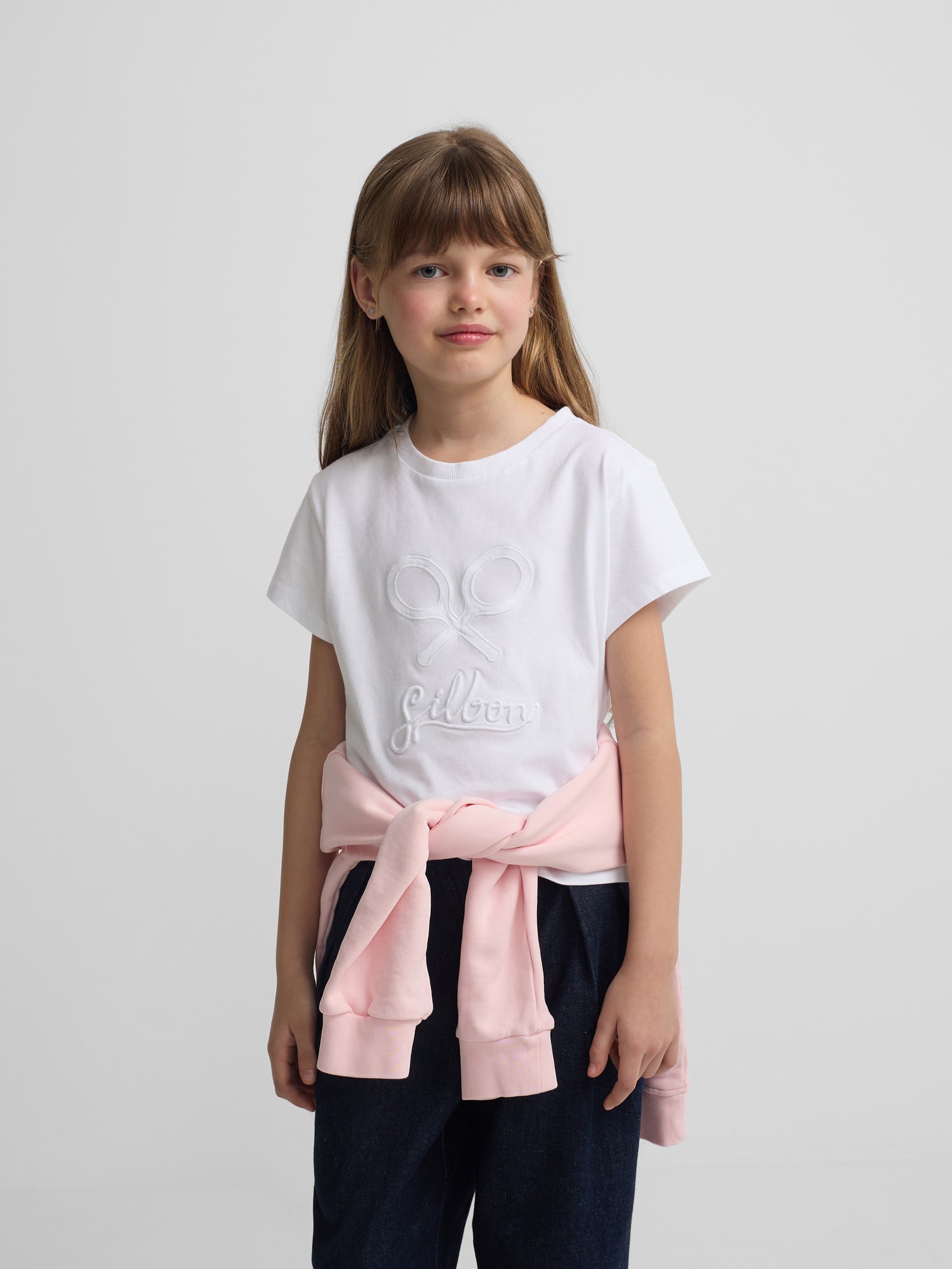 Camiseta girl clasica blanca
