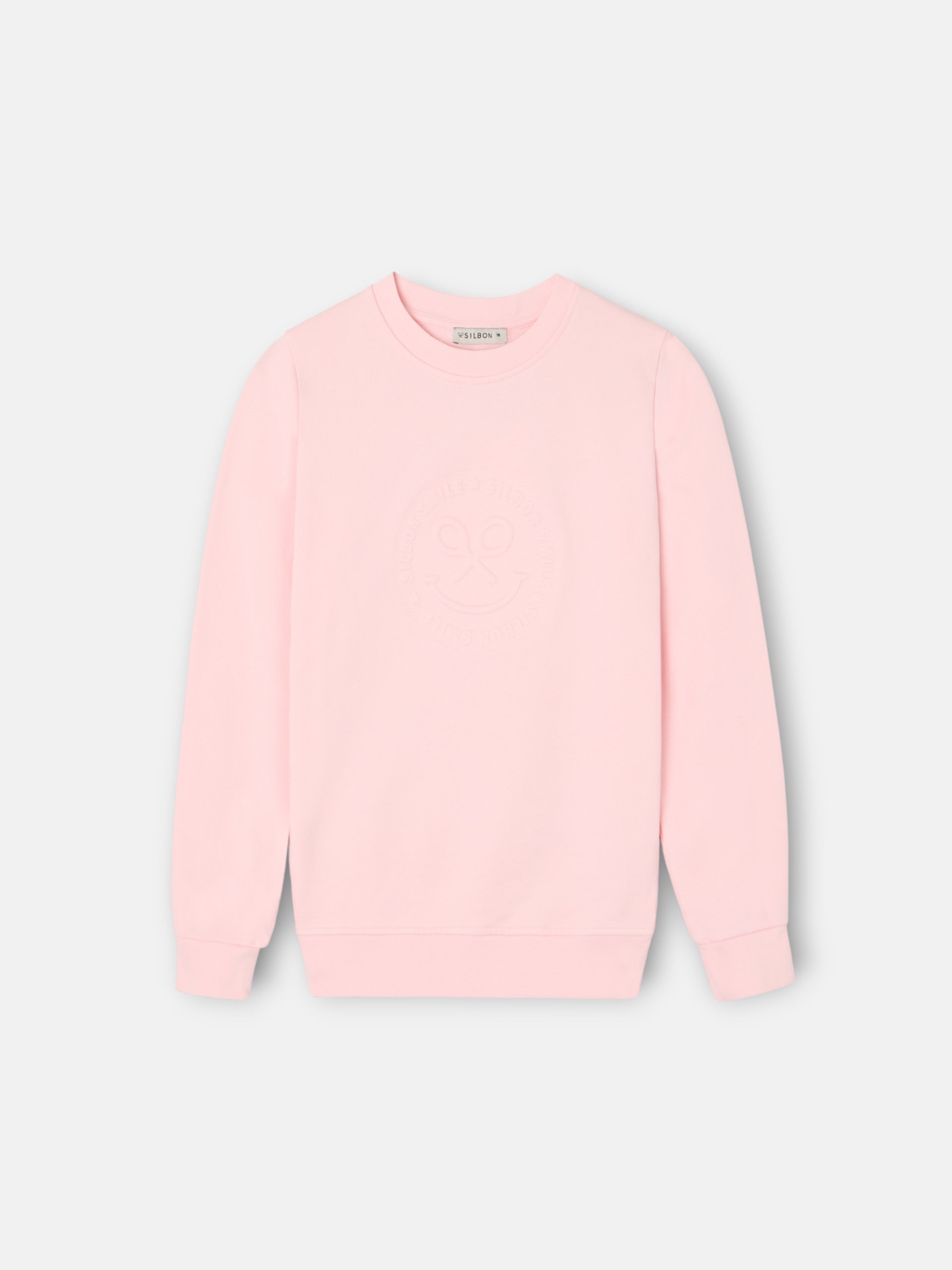 Sweatshirt girl smile rosa