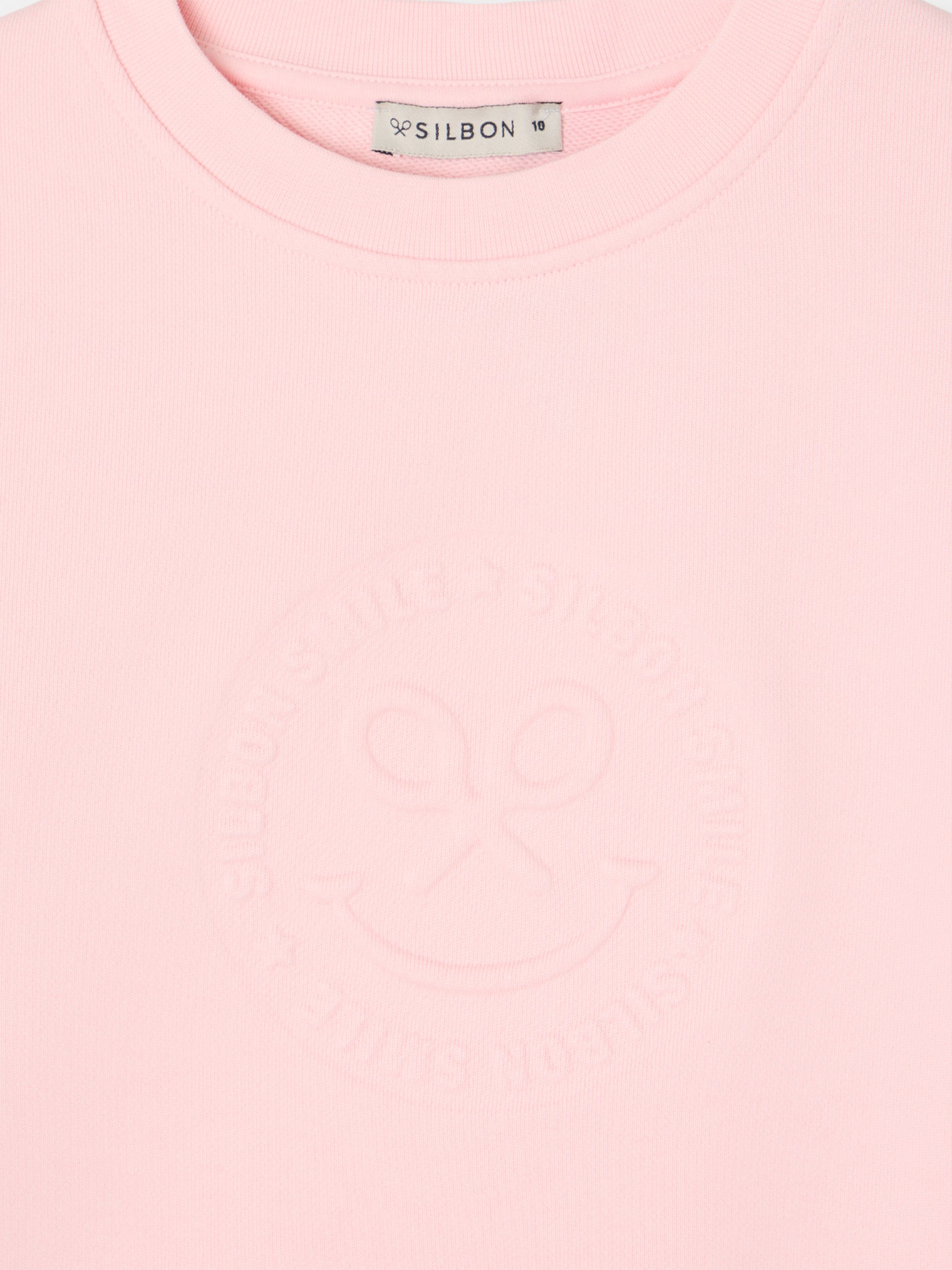 Sweatshirt girl smile rosa