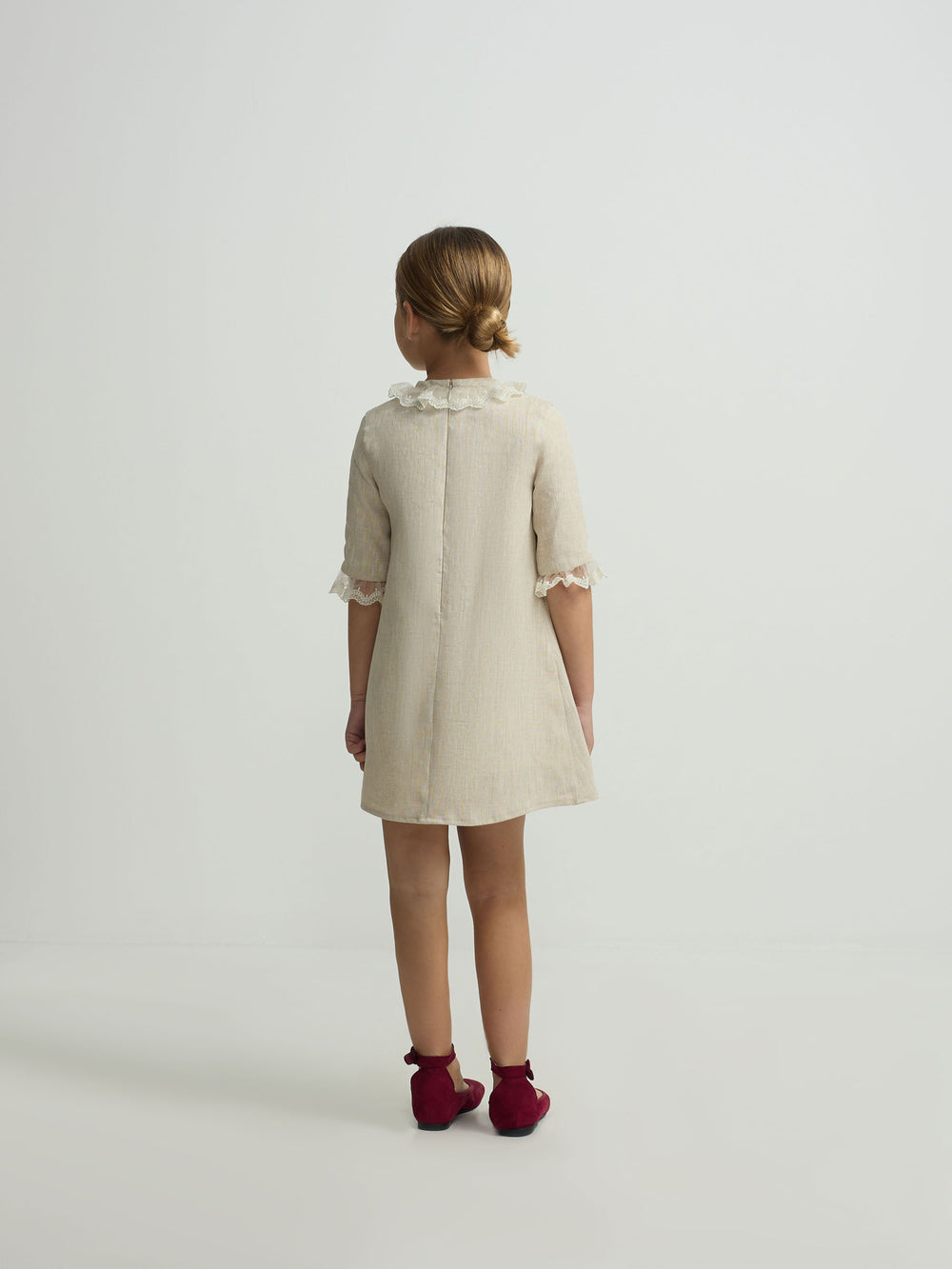 Vestido girl vestir beige