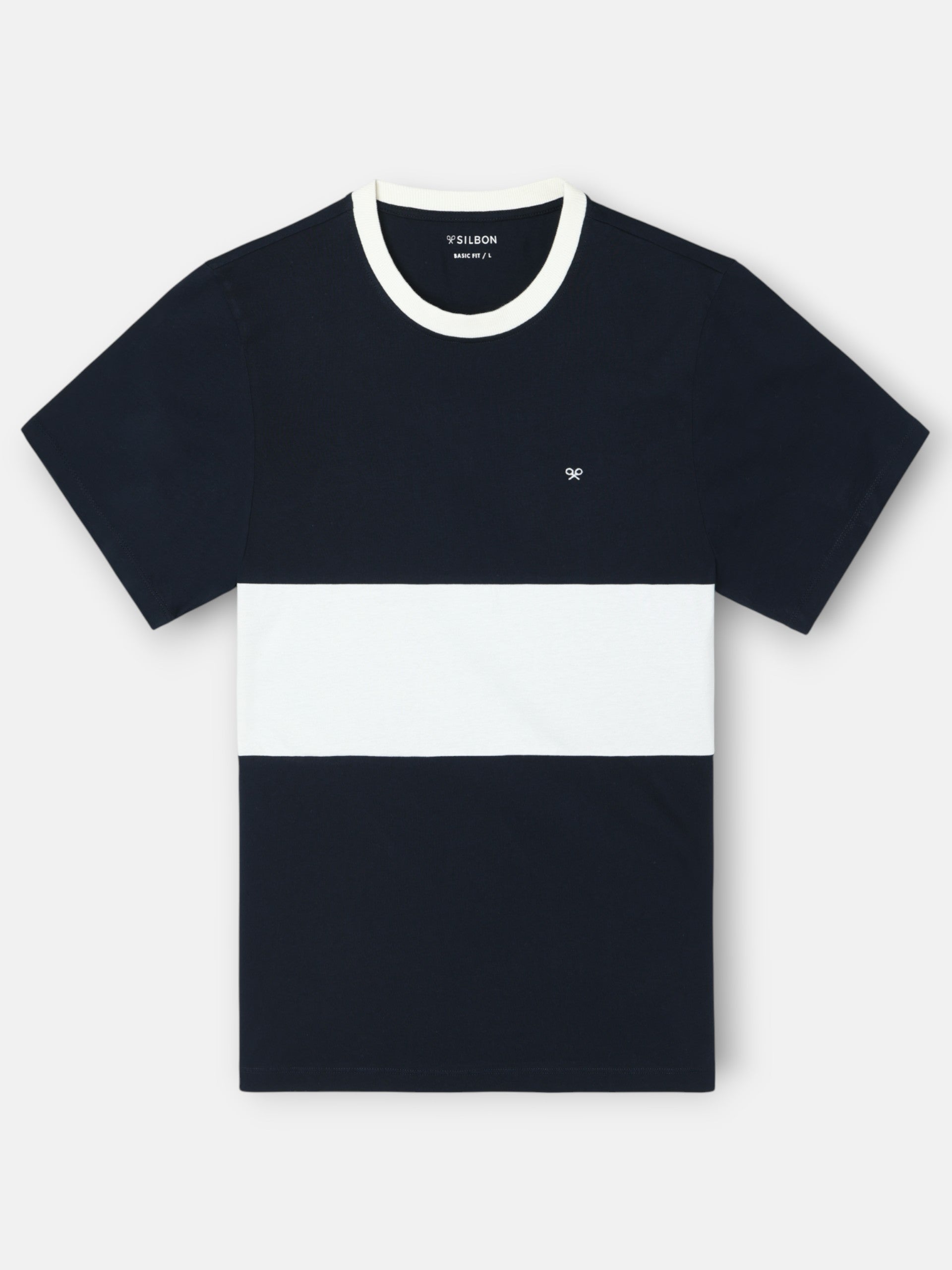 Camiseta raya horizontal cruise azul marino