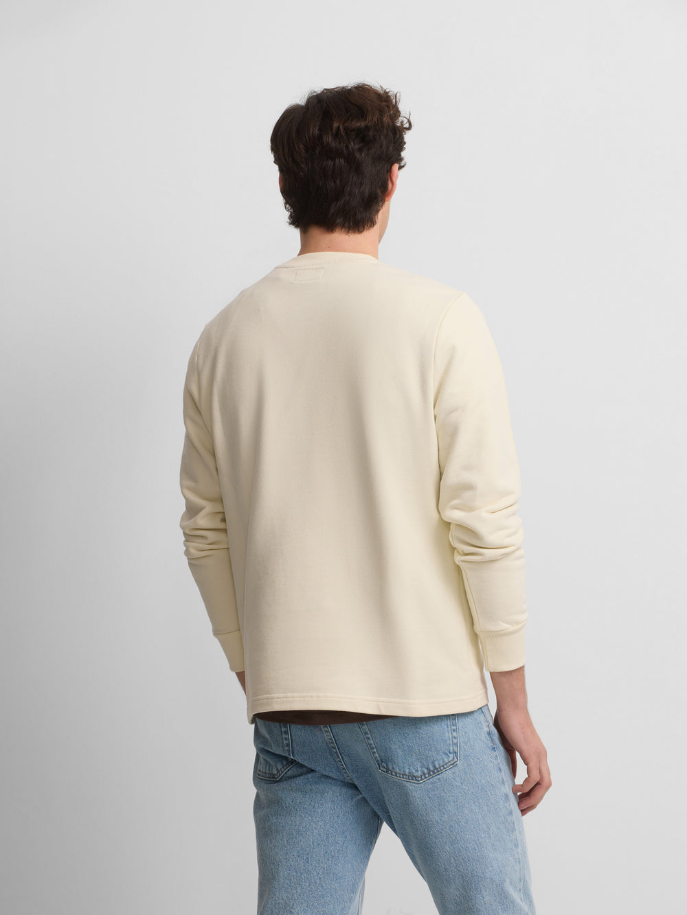 Sweat-shirt à poche cruise crème