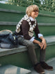 Green kids' cargo sport pants 